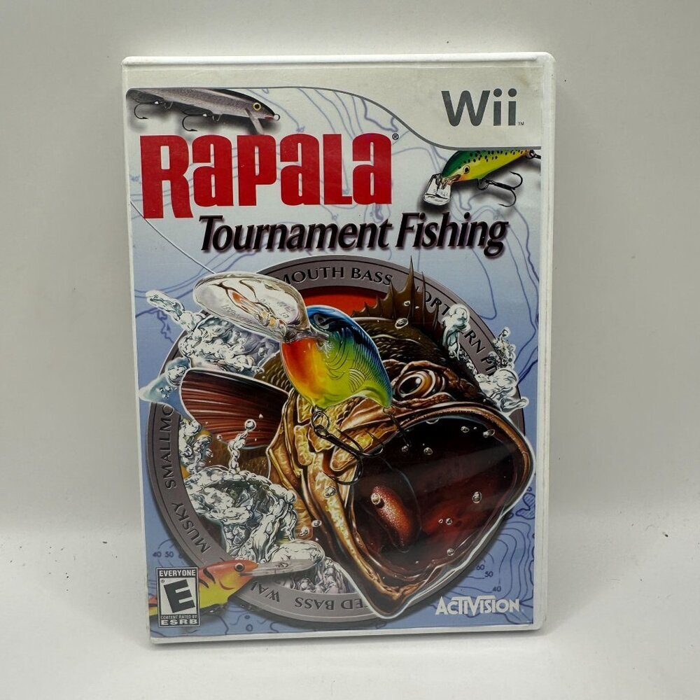 Rapala Tournament Fishing For Nintendo Wii Activision Rated E